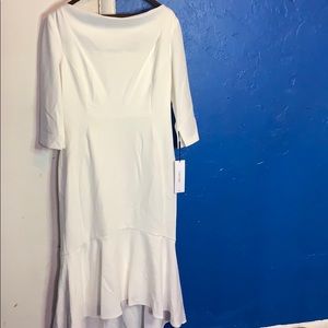 White Calvin Klein with gold zipper